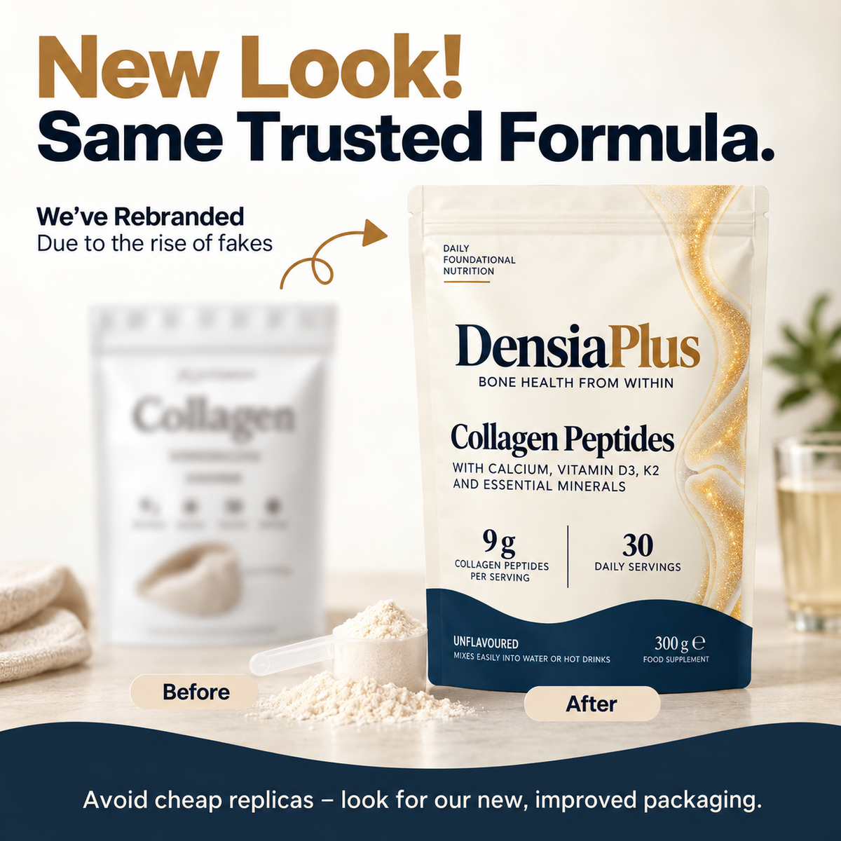 Collagen Peptides with Calcium & Essential Minerals