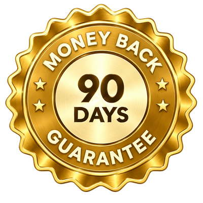 90-day money-back guarantee
