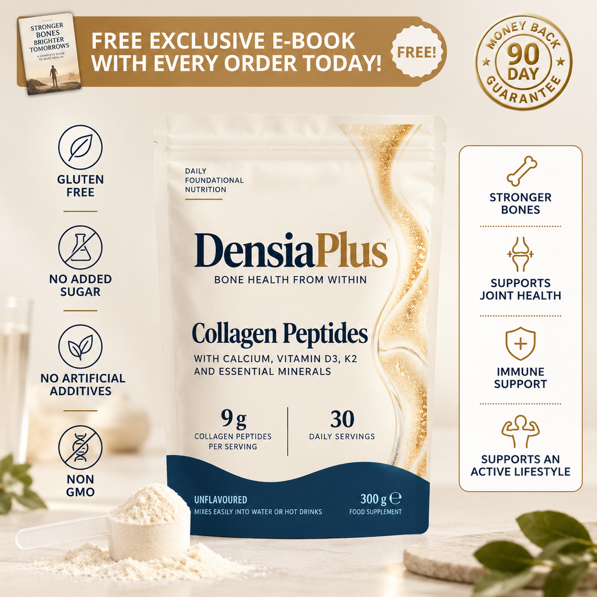Collagen Peptides with Calcium & Essential Minerals